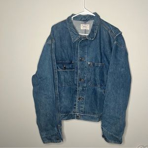 Vintage Polo Ralph Lauren Dungarees Denim Jacket Made In USA
